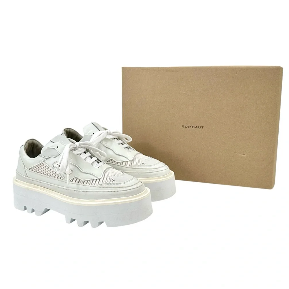 Rombaut Protect Hybrid White Chunky Platform Sneakers sz 41 - Picture 11 of 15